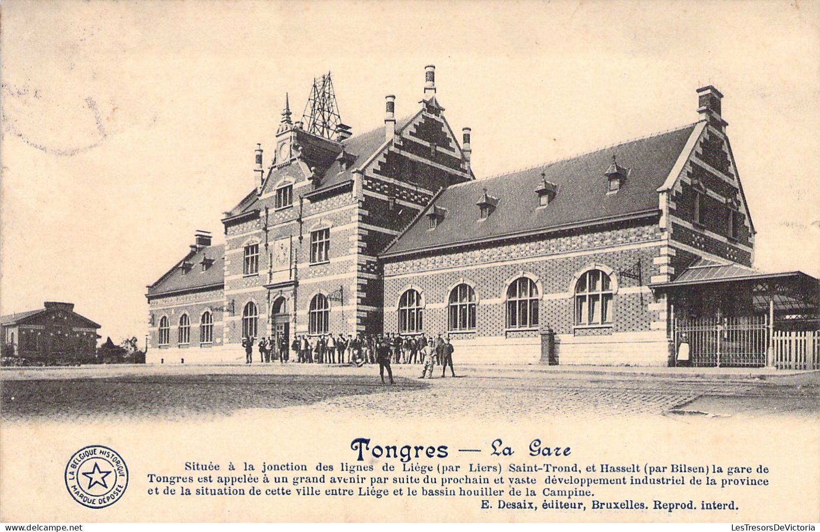 BELGIQUE - TONGRES - La Gare - Carte Postale Ancienne - Tongeren