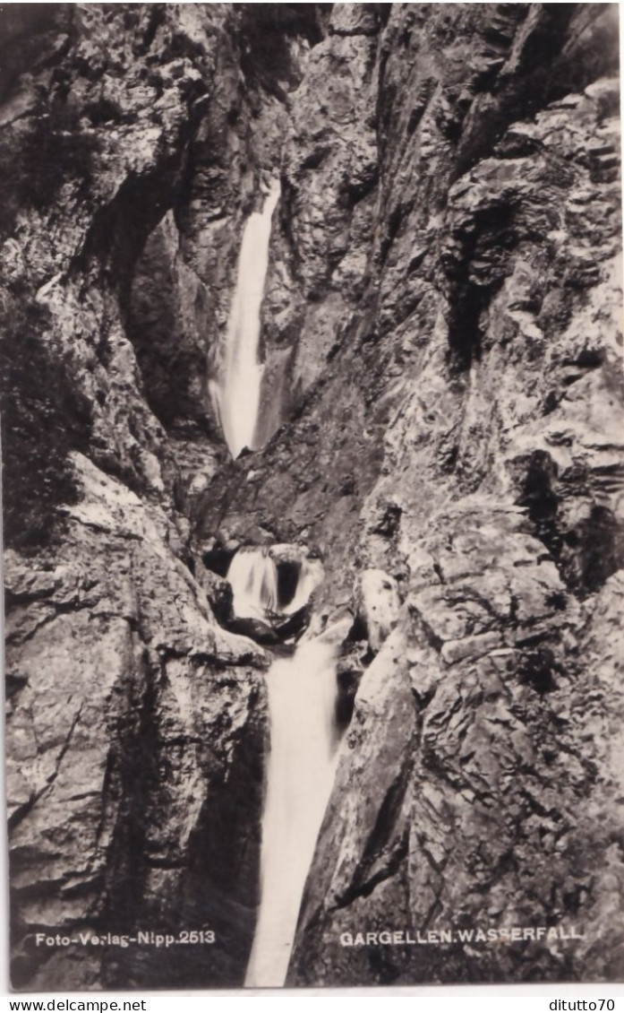 Gargellen - Wasserfall - Formato Piccolo Viaggiata Mancante Di Affrancatura – FE170 - Bludenz