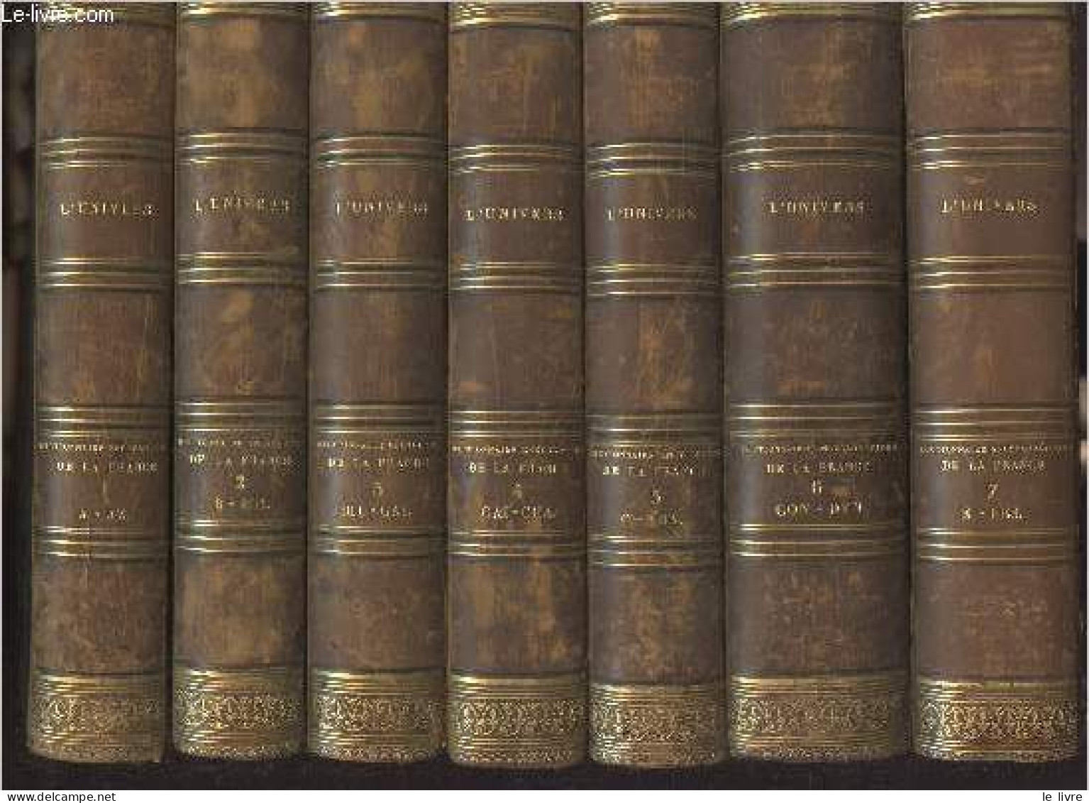 France - Dictionnaire Encyclopédique - "L'Univers, Histoire Et Descriptions De Tous Les Peuples" - 10 Tomes -1/ A - AZ - - Enzyklopädien