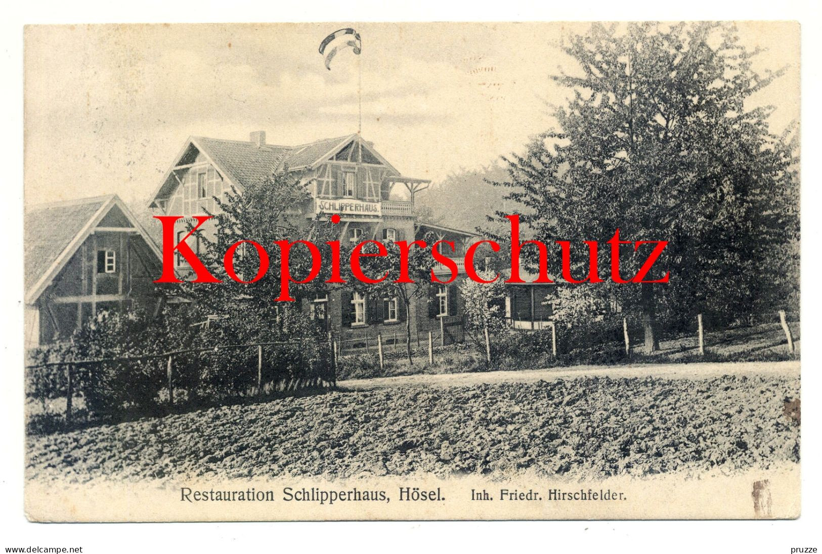 Ratingen, Hösel 1903, Restauration Schlipperhaus - Nach Speldorf Bei Mülheim A. D. Ruhr - Ratingen