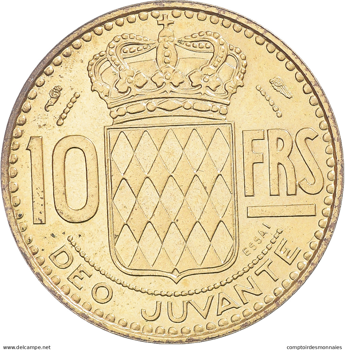 Monnaie, Monaco, Rainier III, 10 Francs, 1950, Paris, ESSAI, SUP - 1949-1956 Old Francs