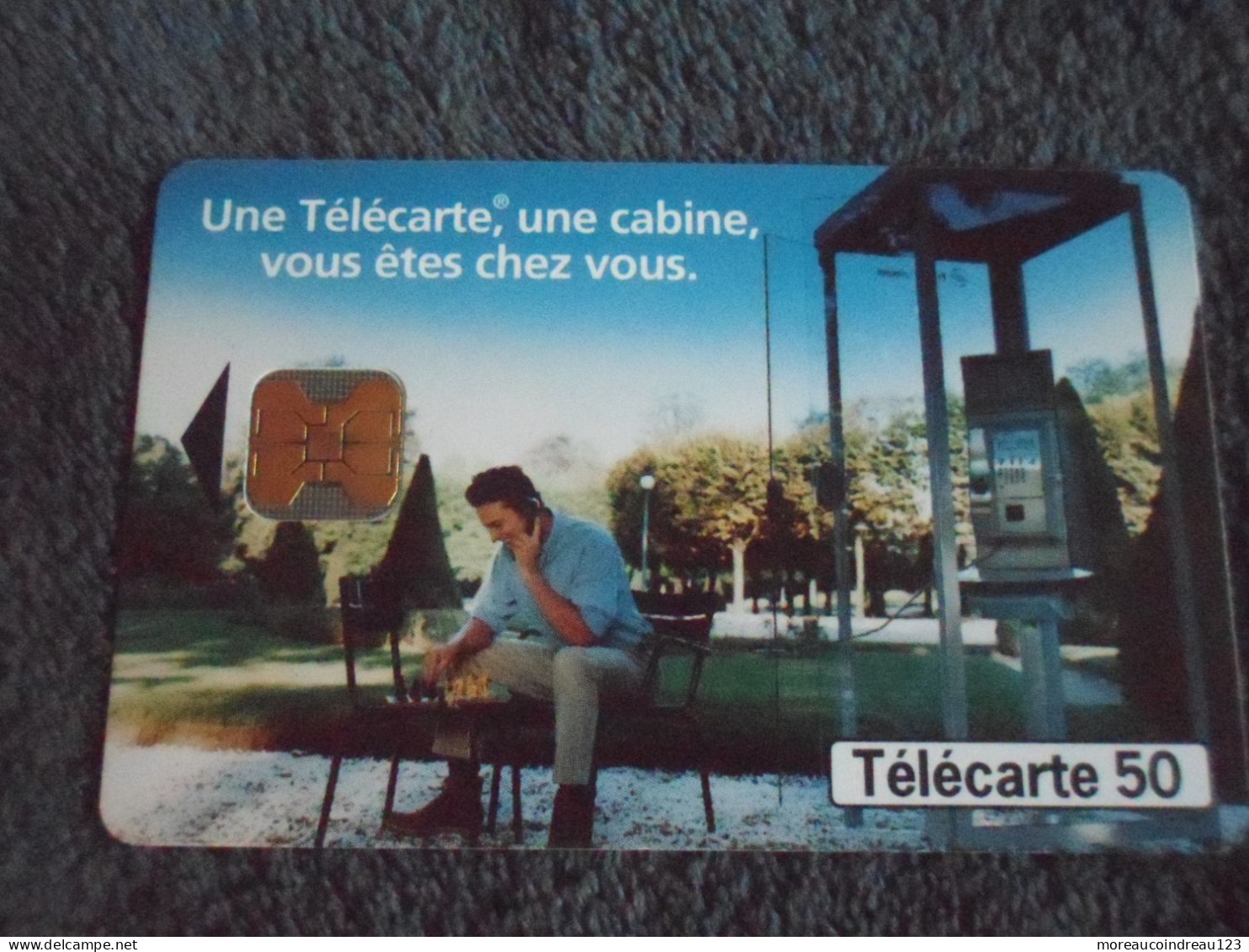 Télécarte Une Telecarte Une Cabine - Telecom Operators