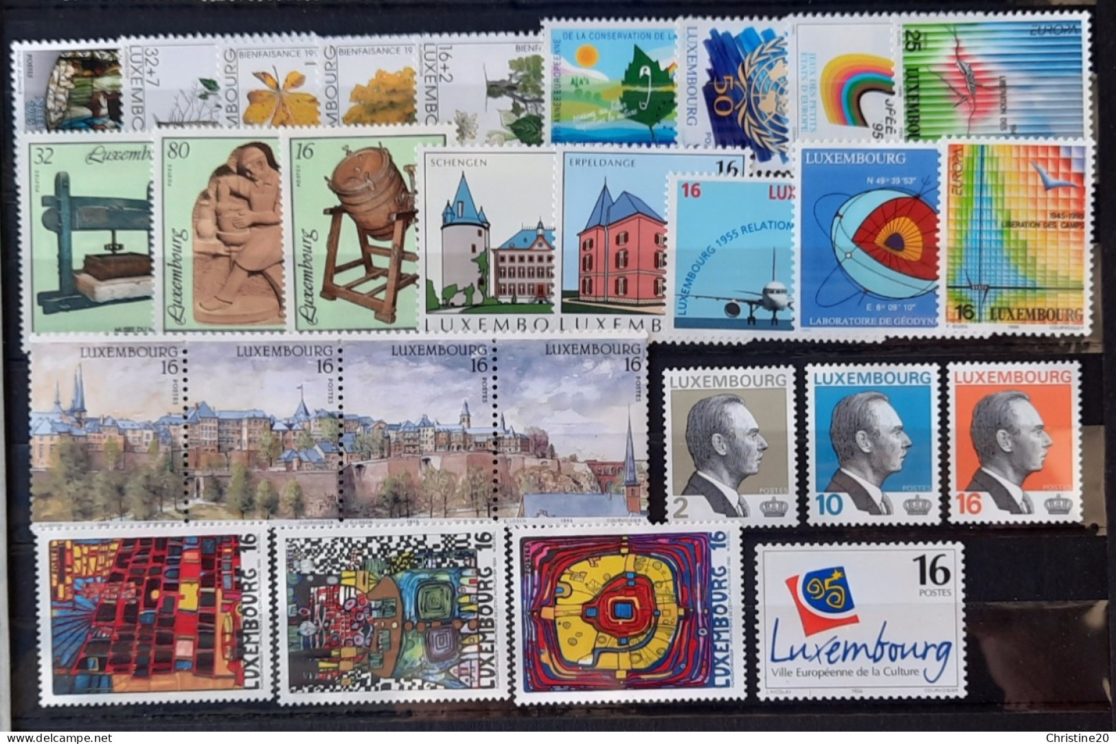 Luxembourg 1995 Année Complète N°1307/34  **TB Cote 57,35€ - Full Years