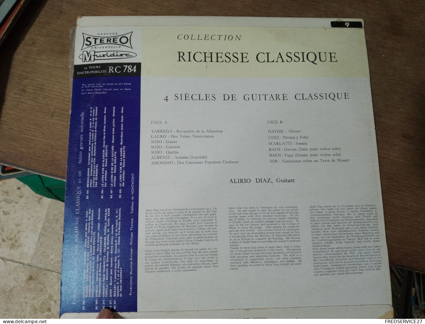 88 //   ALIRIO DIAZ / 4 SIECLES DE GUITARE CLASSIQUE - Strumentali