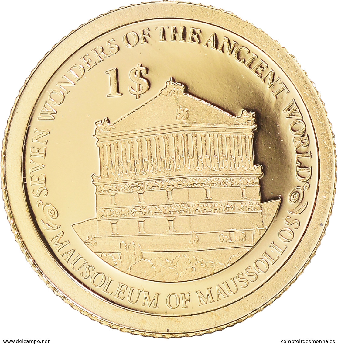 Monnaie, Îles Salomon, Elizabeth II, Mausolée De Mausole, Dollar, 2013, FDC - Salomon