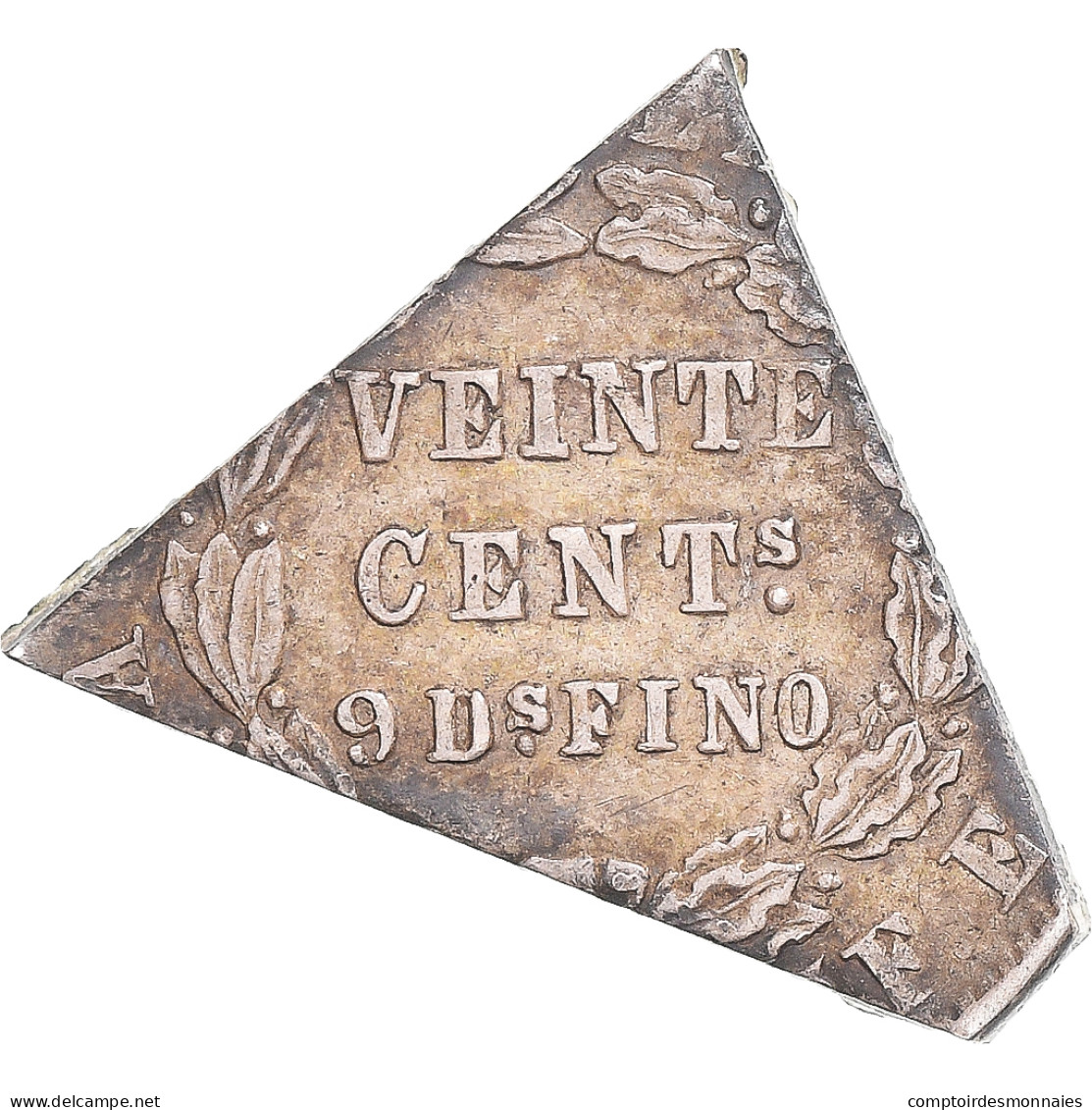 Monnaie, Bolivie, Cut 20 Centavos, TTB+, Argent, KM:154/159 - Bolivie