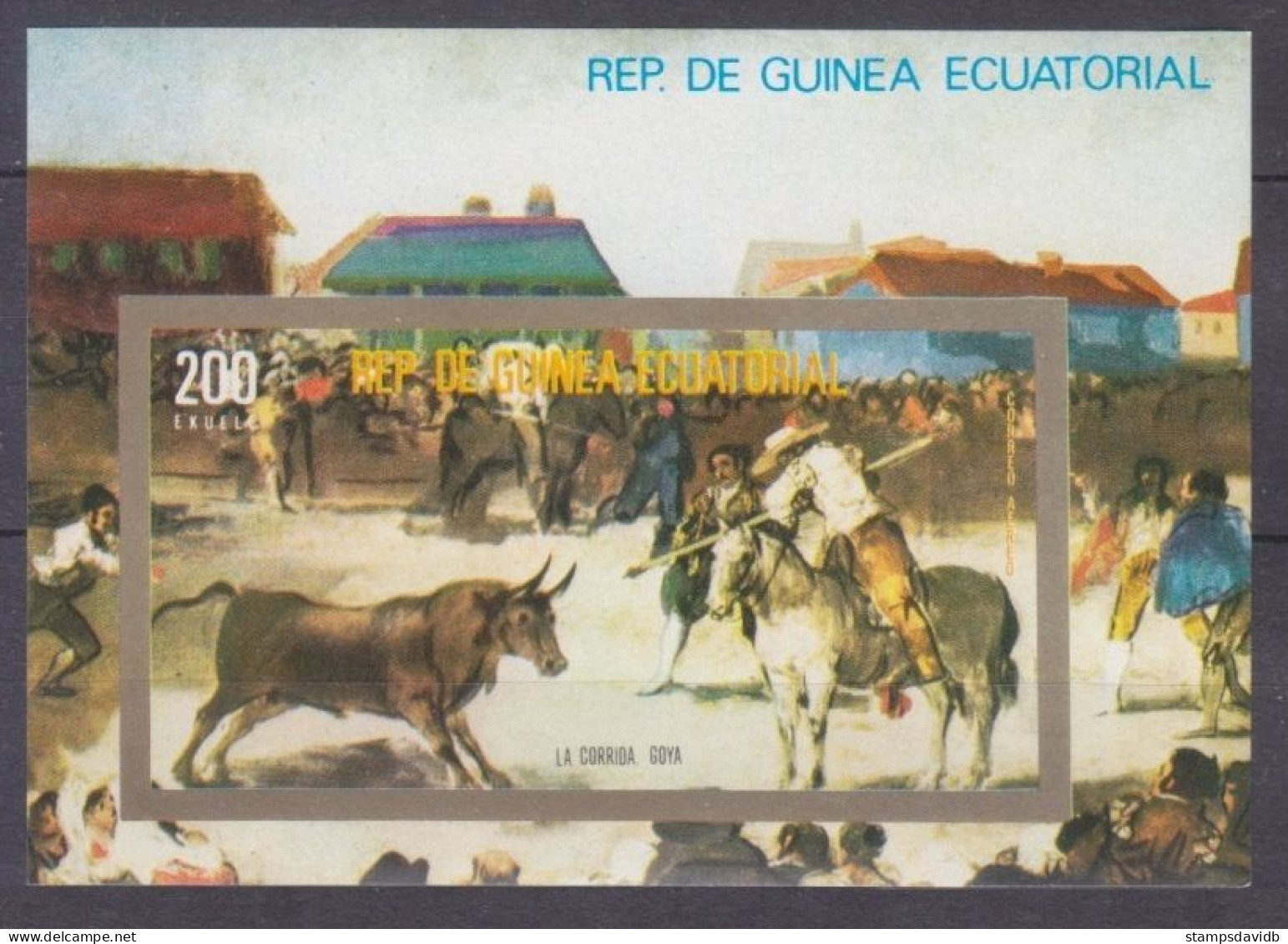 1975 Equatorial Guinea 586/B171b Horses - Karida 7,50 € - Chevaux