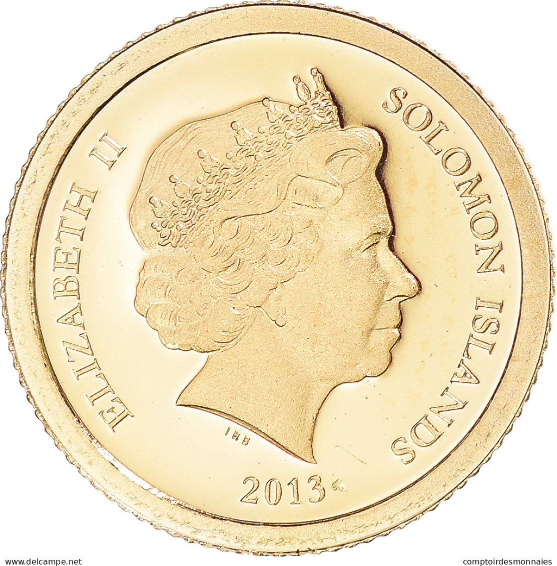Monnaie, Îles Salomon, Elizabeth II, Le Temple D'Artémis, Dollar, 2013, FDC - Isole Salomon