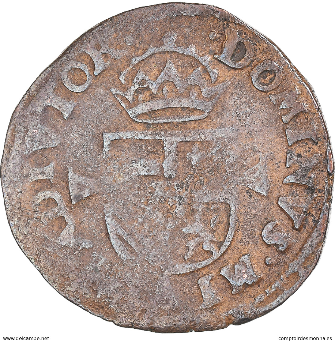 Monnaie, Pays-Bas Espagnols, Philippe II, Double Courte, ND (1555-1598), Anvers - …-1795 : Période Ancienne