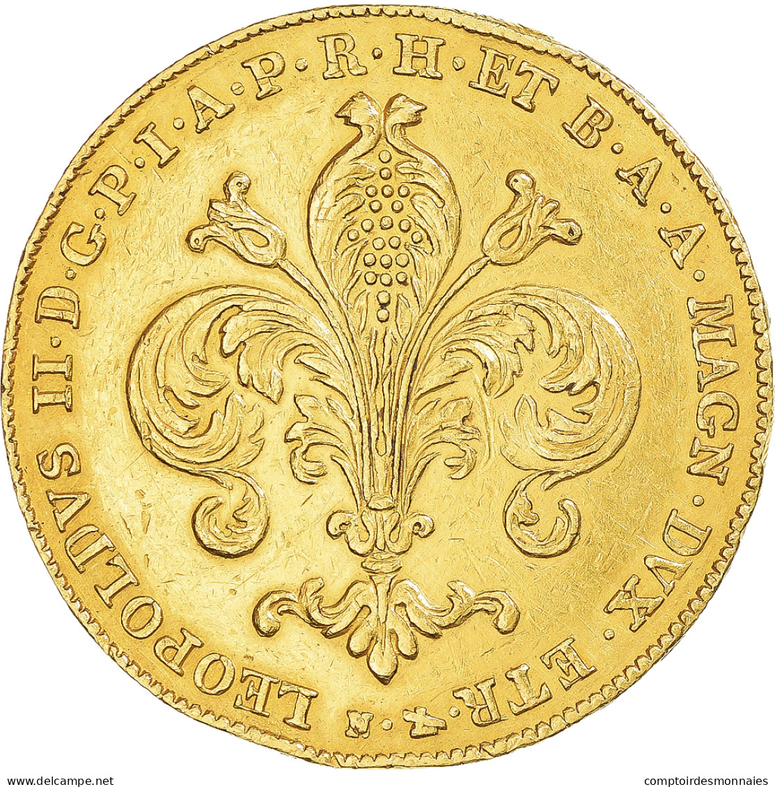 Monnaie, États Italiens, TUSCANY, Leopold II, Ottanta (80) Fiorini, 1828 - Tuscan