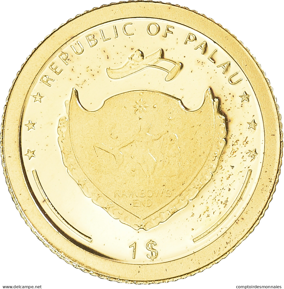 Monnaie, Palau, Santa Maria, Dollar, 2006, FDC, Or - Palau