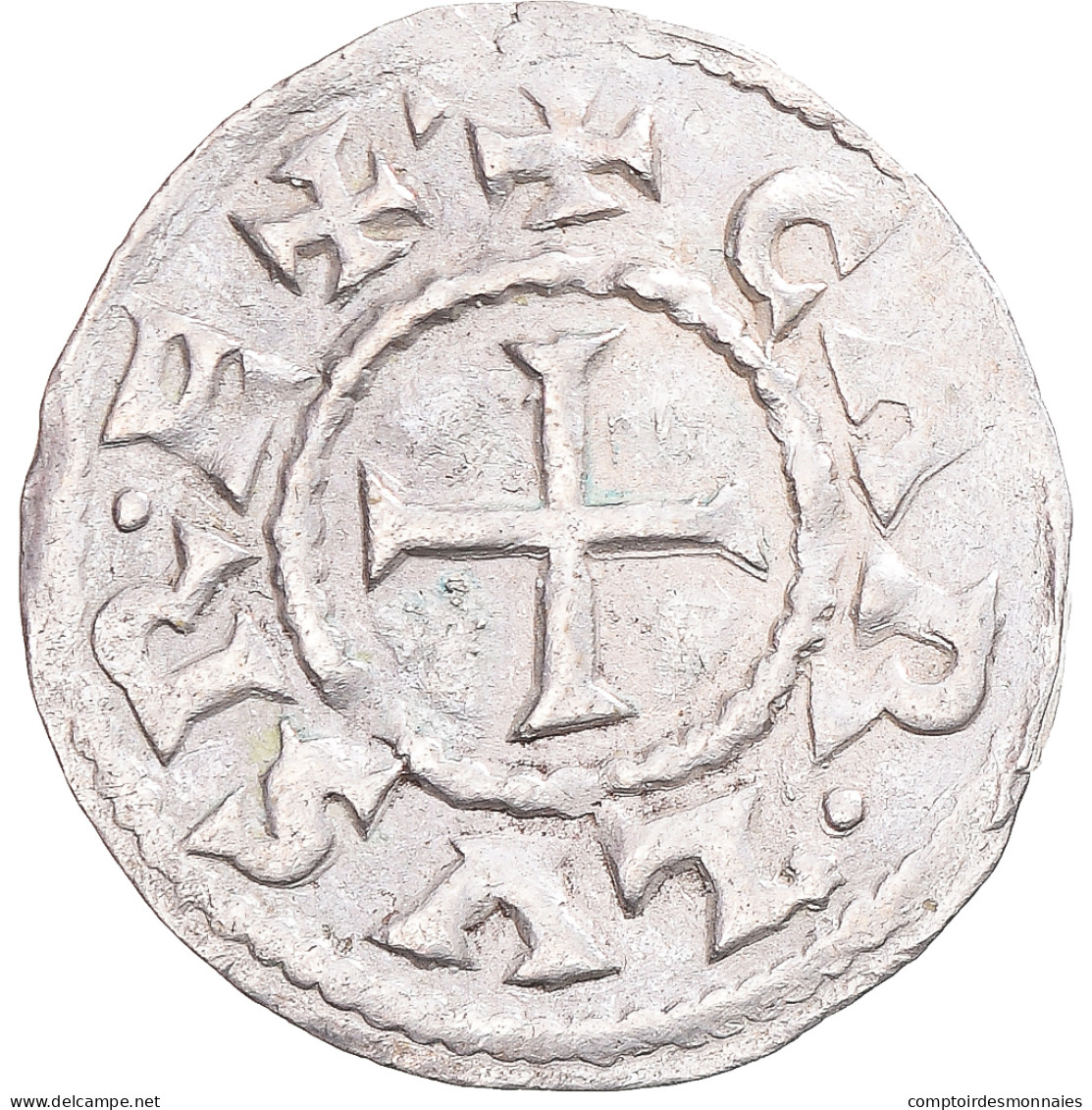 Monnaie, France, Charles Le Chauve, Denier, 843-877, Paris, TTB+, Argent - Other & Unclassified