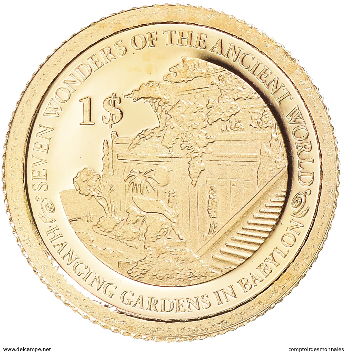 Monnaie, Îles Salomon, Elizabeth II, Jardins Suspendus De Babylone, Dollar - Salomonen