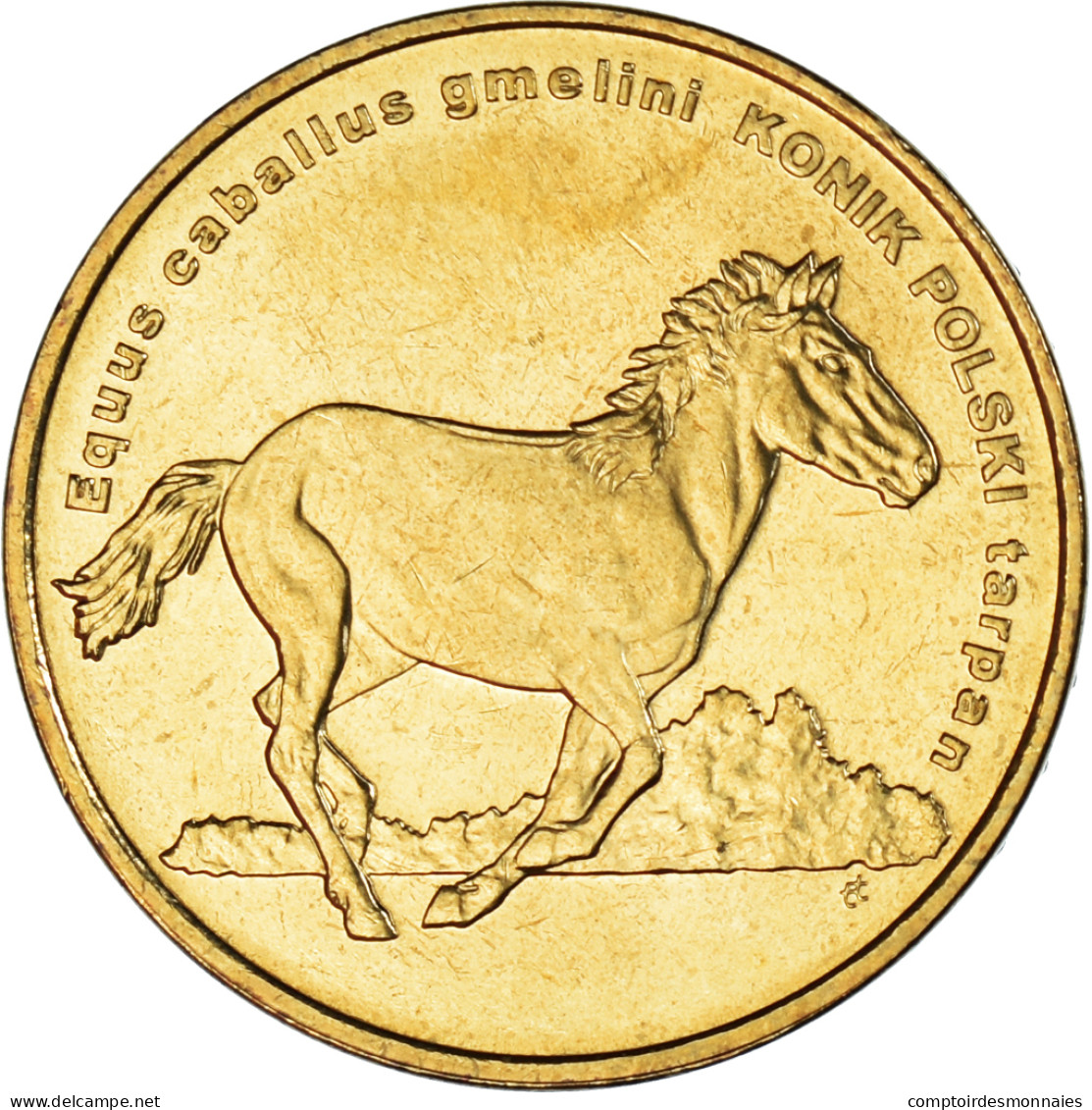 Monnaie, Pologne, 2 Zlote, 2014, Warsaw, Cheval., SPL, Cupro-Aluminium, KM:896 - Pologne