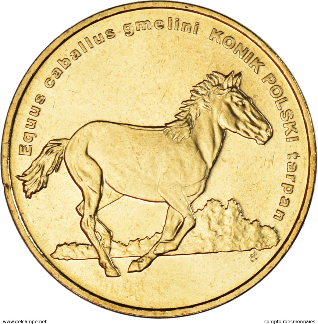 Monnaie, Pologne, 2 Zlote, 2014, Warsaw, Cheval., SPL, Cupro-Aluminium, KM:896 - Pologne