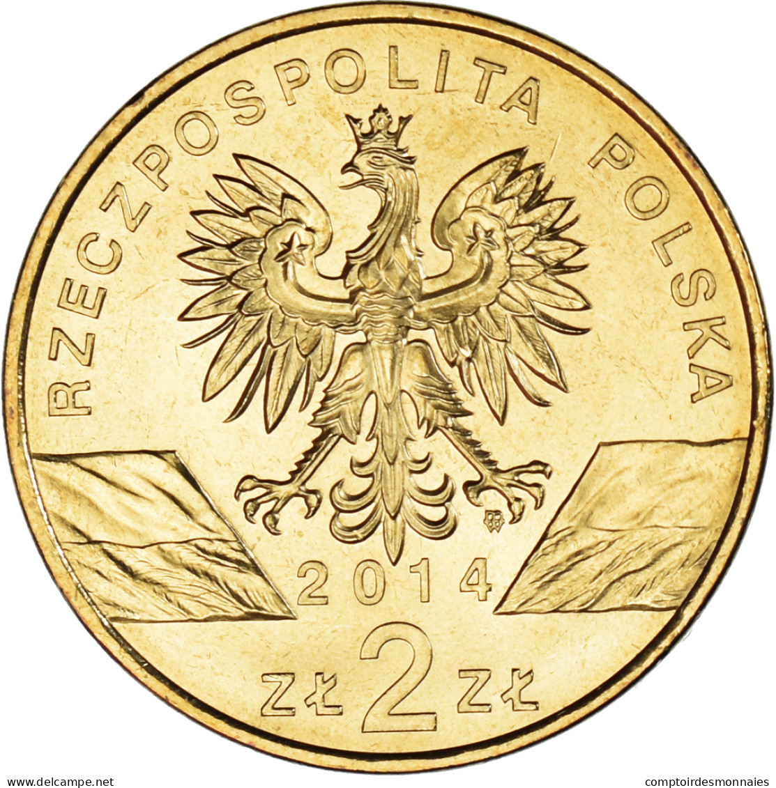 Monnaie, Pologne, 2 Zlote, 2014, Warsaw, Cheval., SPL, Cupro-Aluminium, KM:896 - Pologne