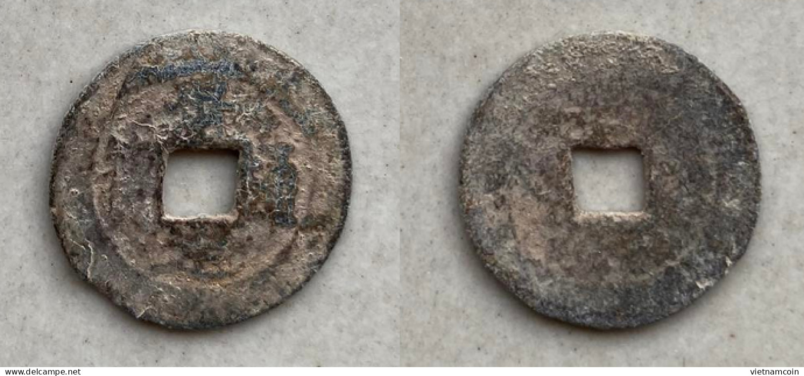 Ancient Annam Coin  Canh Dinh Thong Bao (zinc Coin) THE NGUYEN LORDS (1558-1778) - Viêt-Nam