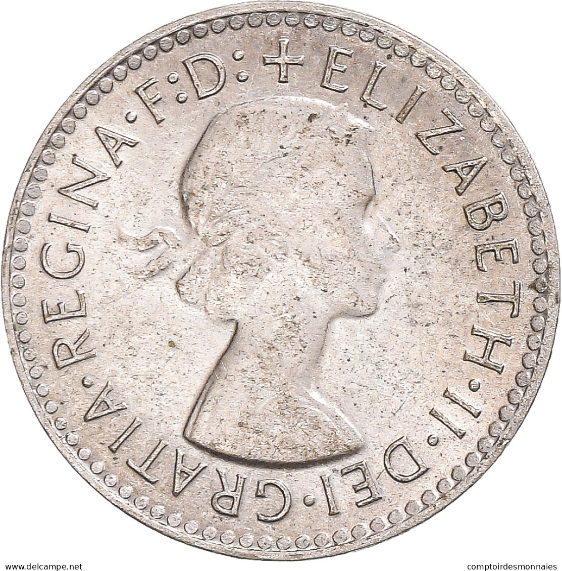 Monnaie, Australie, Elizabeth II, 3 Pence, 1957, TB, Argent - Threepence