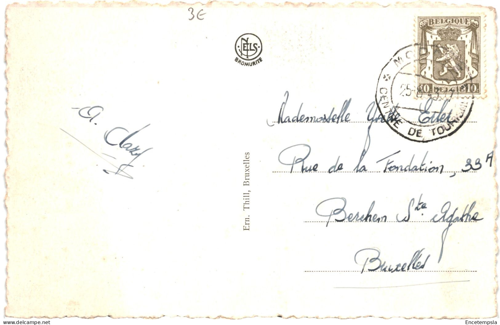 CPA Carte Postale Belgique Modave Vanne Du Hoyoux Et Route De Barse 1943  VM65701 - Modave