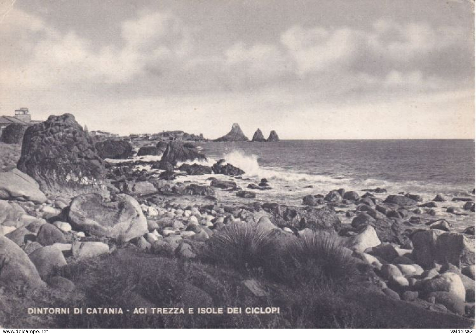 ACI TREZZA - ACI CASTELLO - DINTORNI DI ACIREALE E CATANIA - ISOLE DEI CICLOPI - 1956 - Acireale