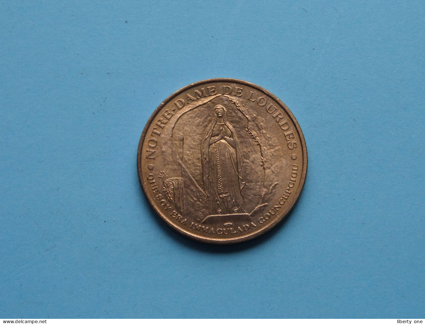 NOTRE-DAME DE LOURDES - SANCTUAIRES NOTRE-DAME Lourdes ( Voir / See > Scans ) 34 Mm. ! - Souvenirmunten (elongated Coins)