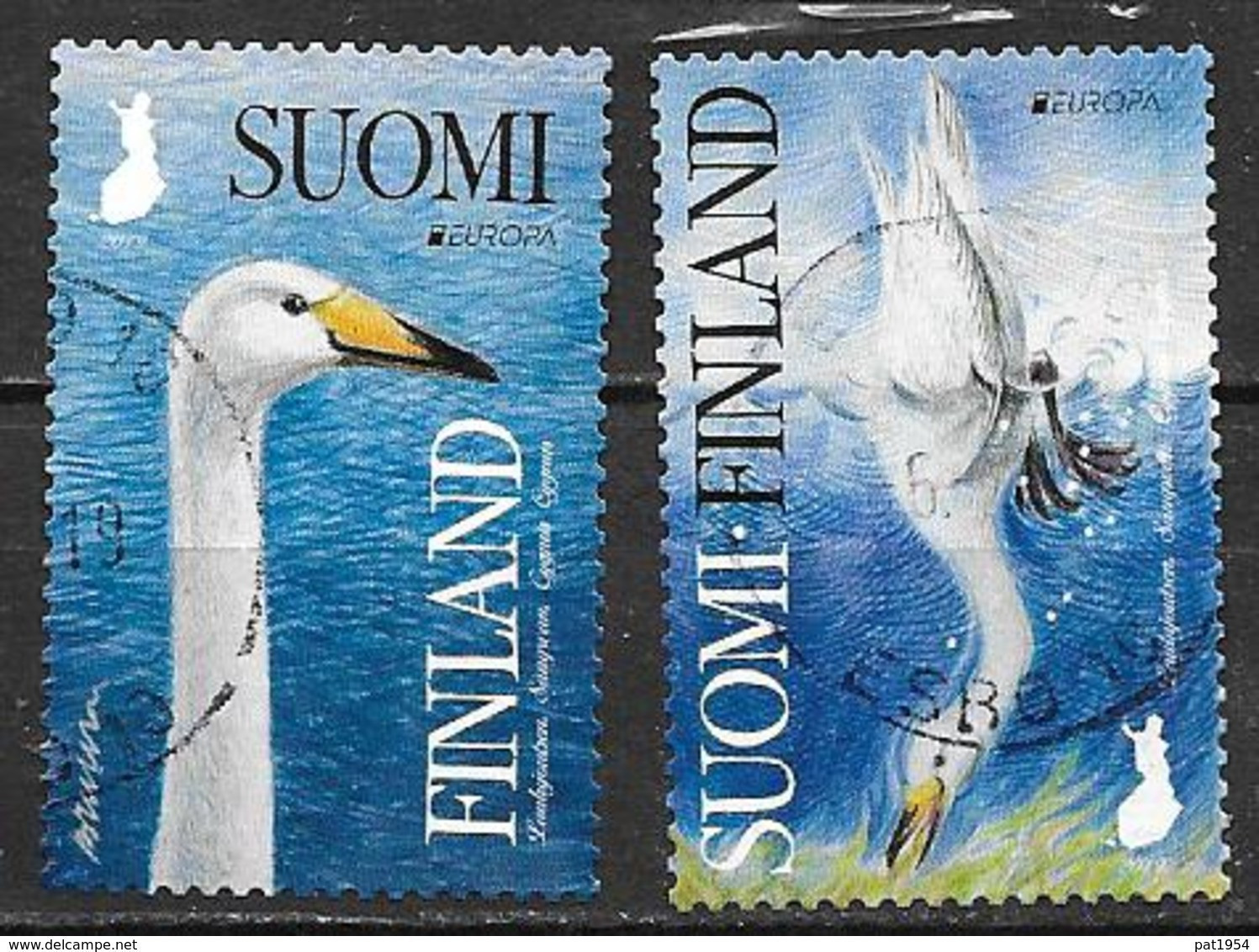 Finlande 2019 Timbres Oblitérés Europa Oiseaux - Used Stamps