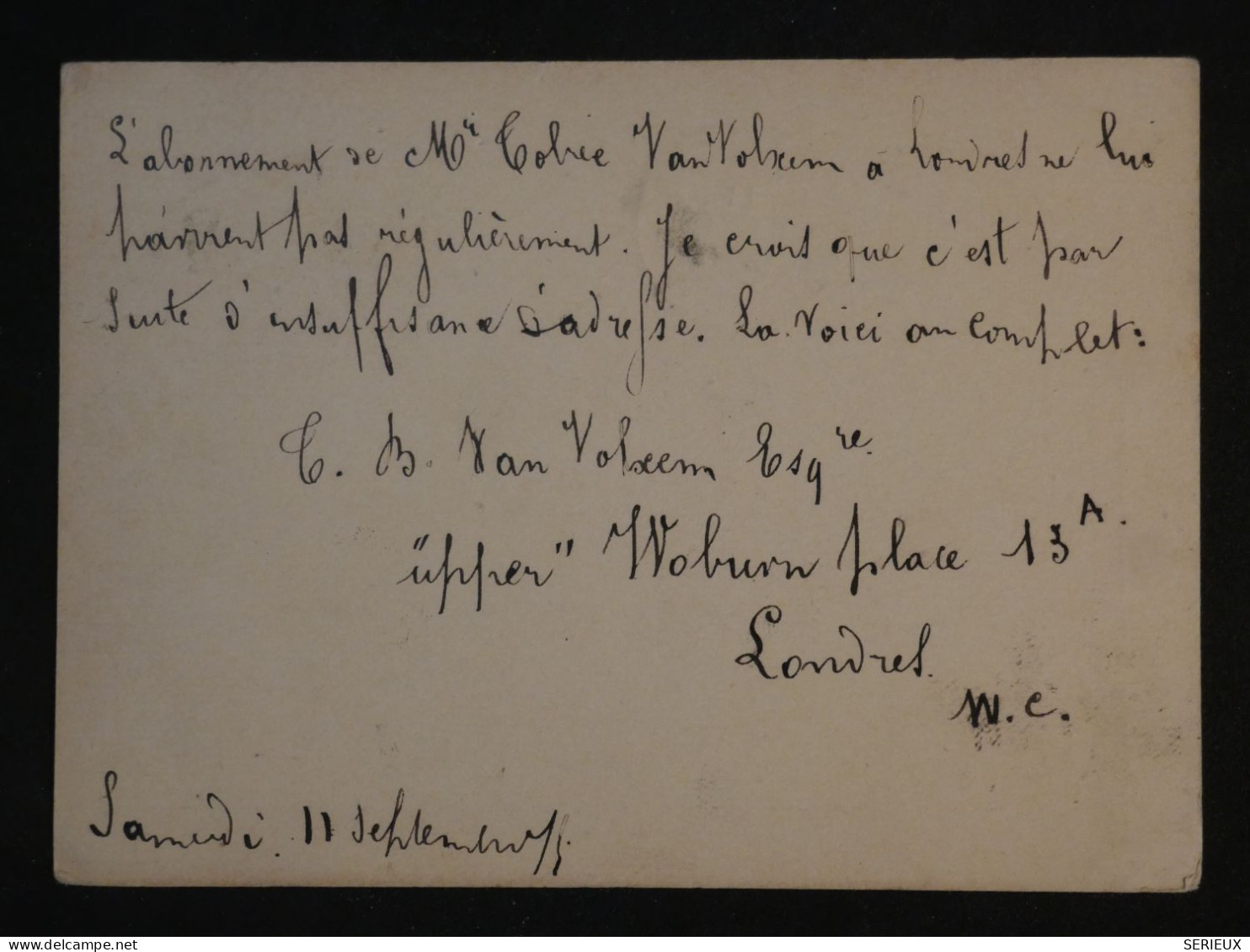 BQ 8  BELGIQUE   BELLE CARTE ENTIER   1876 BRUXELLES  +AFFRANCH. INTERESSANT+ + - Other & Unclassified