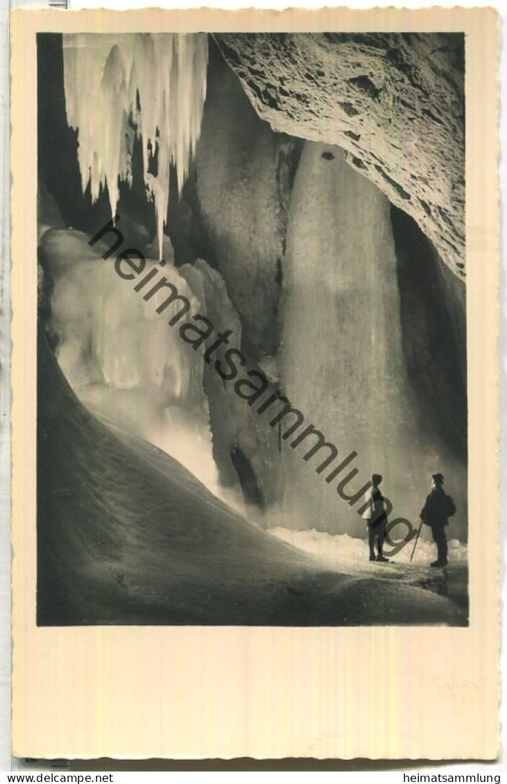 Eisriesenwelt Bei Werfen - Hymirhalle - Foto-Ansichtskarte - Photo Ing. Thomas - Verlag Eisriesenwelt GmbH 1939 - Werfen