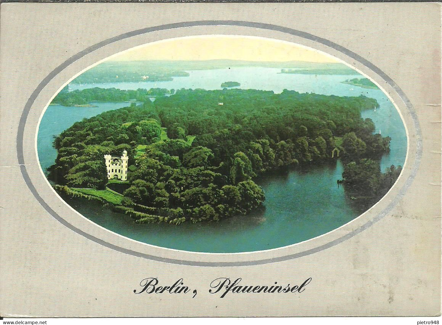 Berlin (Deutschland, Berlino) Pfaueninsel, Luftansicht, Aerial View, Vue Aerienne - Muro Di Berlino