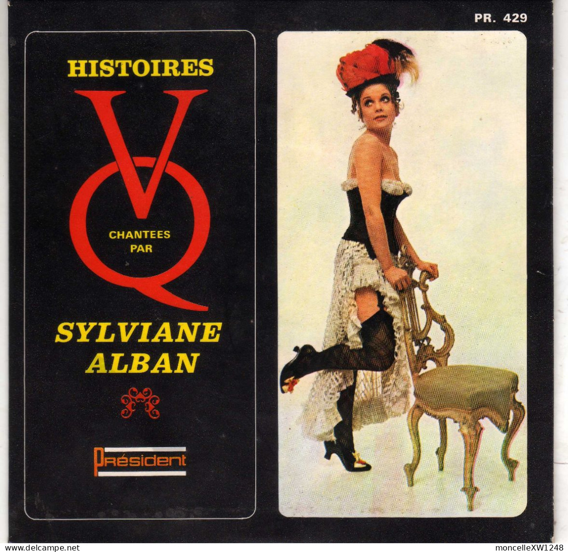 Sylviane Alban - 45 T SP Histoires VQ (196?) - Humor, Cabaret