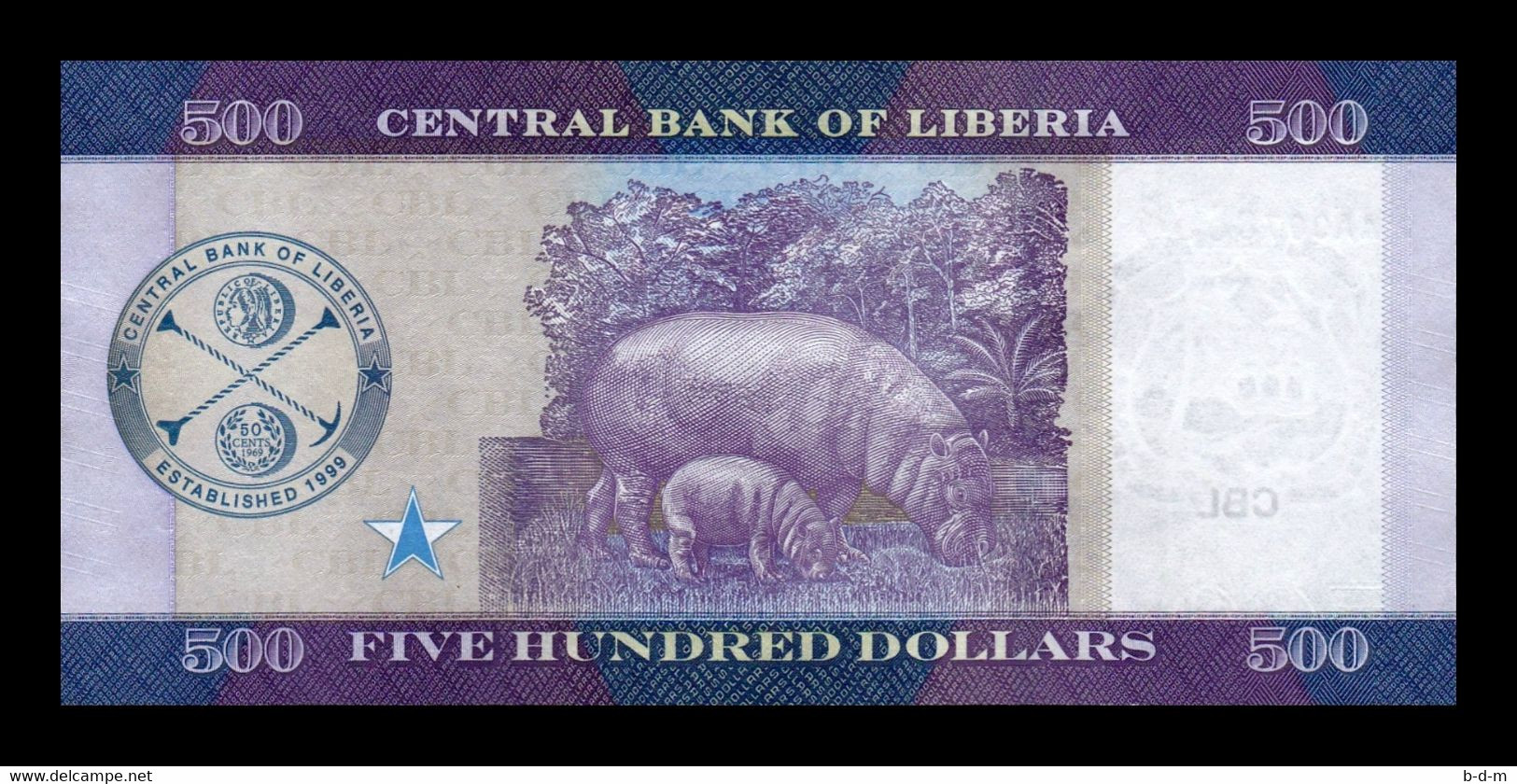 Liberia 500 Dollars 2016 Pick 36a Sc Unc - Liberia