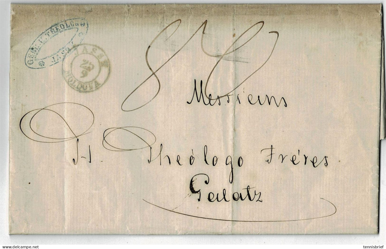 1861, " JASSY - MOLDOVA " Klar, # A 7264 - ...-1858 Prefilatelia