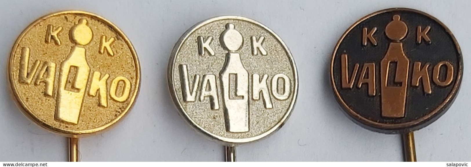 KK VALKO, Valpovo Croatia Bowling Club 3 Pieces PIN A8/3 - Bowling