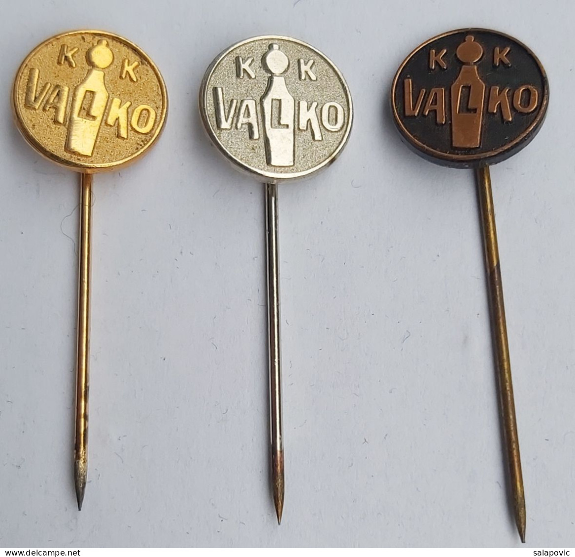 KK VALKO, Valpovo Croatia Bowling Club 3 Pieces PIN A8/3 - Bowling