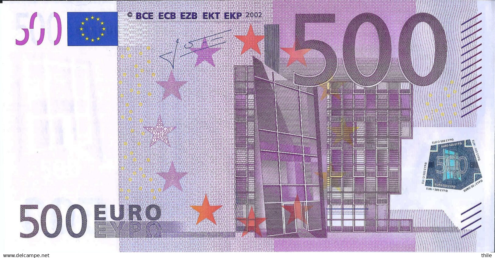 GERMANY - ALLEMAGNE - X - 500 € - R008 C2 - UNC - Trichet - 500 Euro