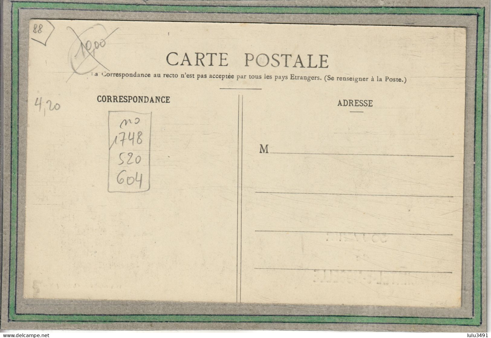 CPA (88) CHATEL-sur-MOSELLE - Carte Multivues Souvenir De Chatel - Carte Colorisée Du Début Du Siècle - Chatel Sur Moselle