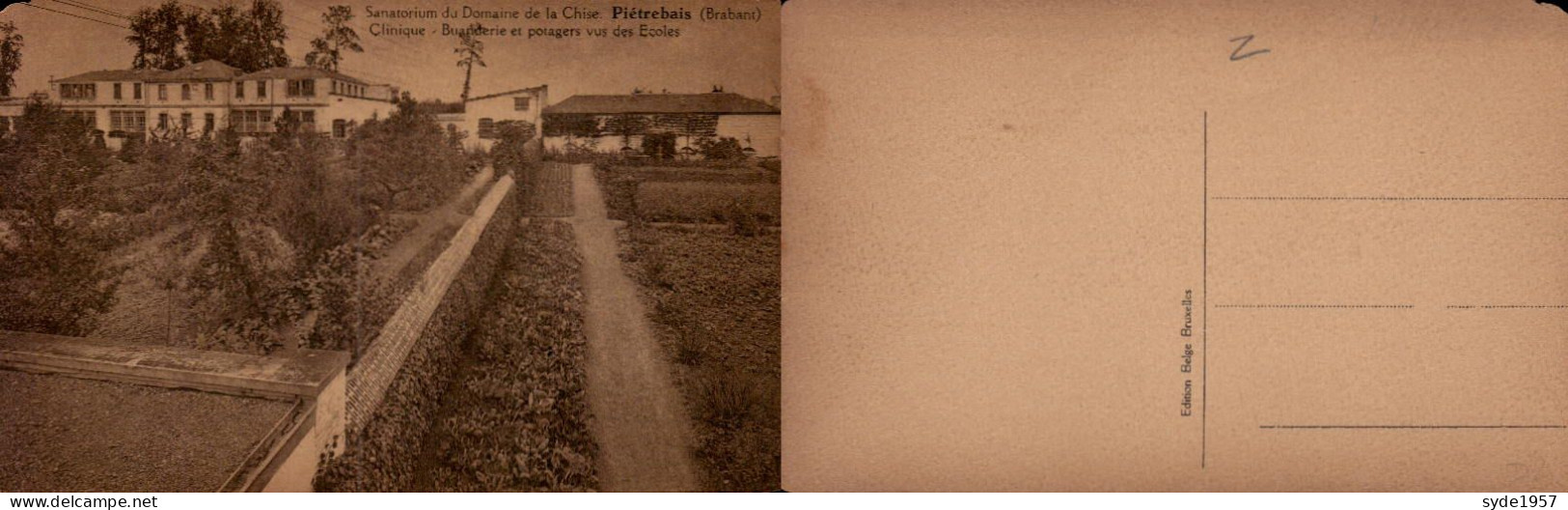 Pietrebais - Sanatorium Du Domaine De La Chise - Clinique, Buanderie Et Potager Vue Des écoles - Incourt