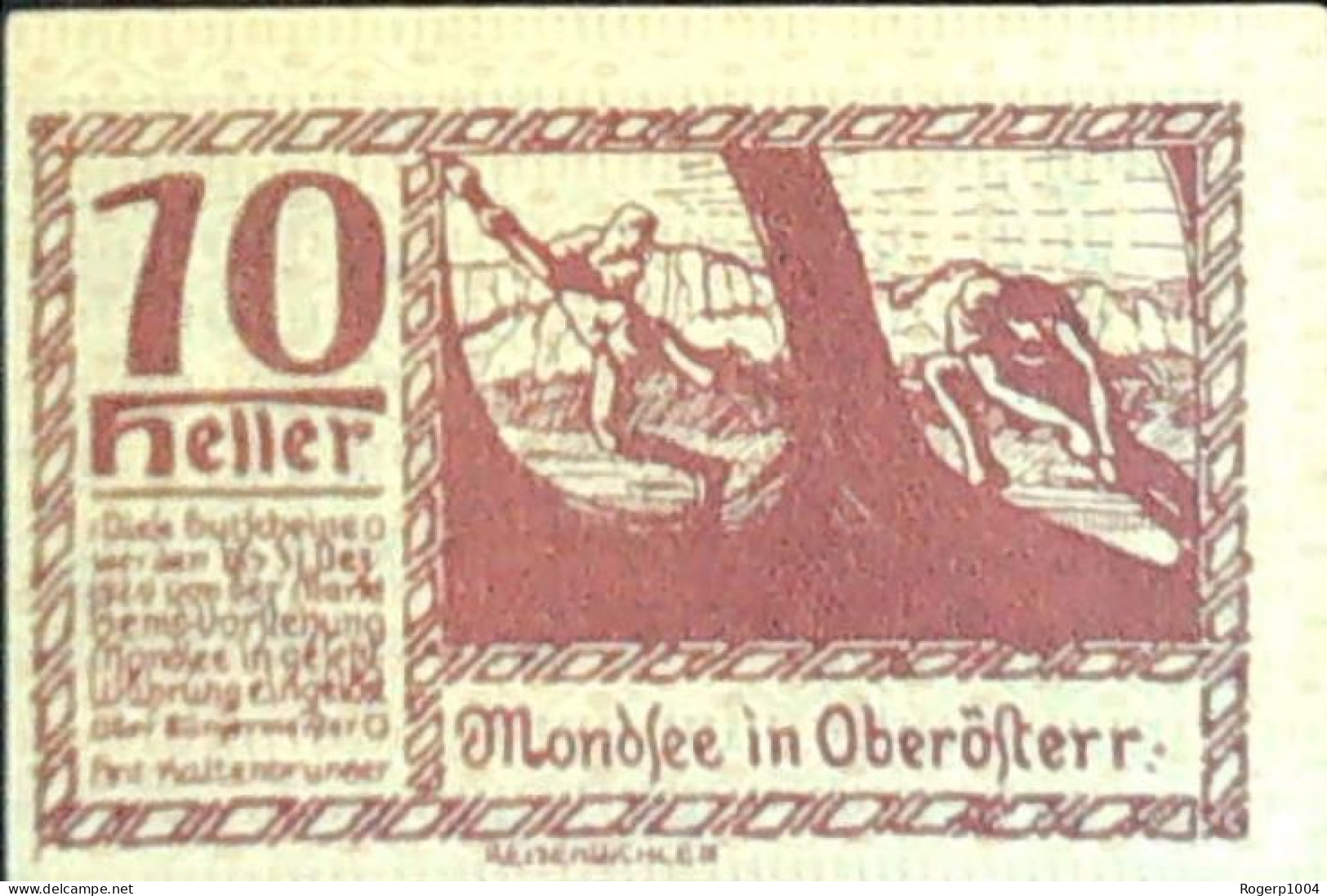 AUTRICHE/AUSTRIA * 10 Heller * Date 31/12/1920 * Mondsee In Oberösterr * État/Grade SPL/AU * - Autriche