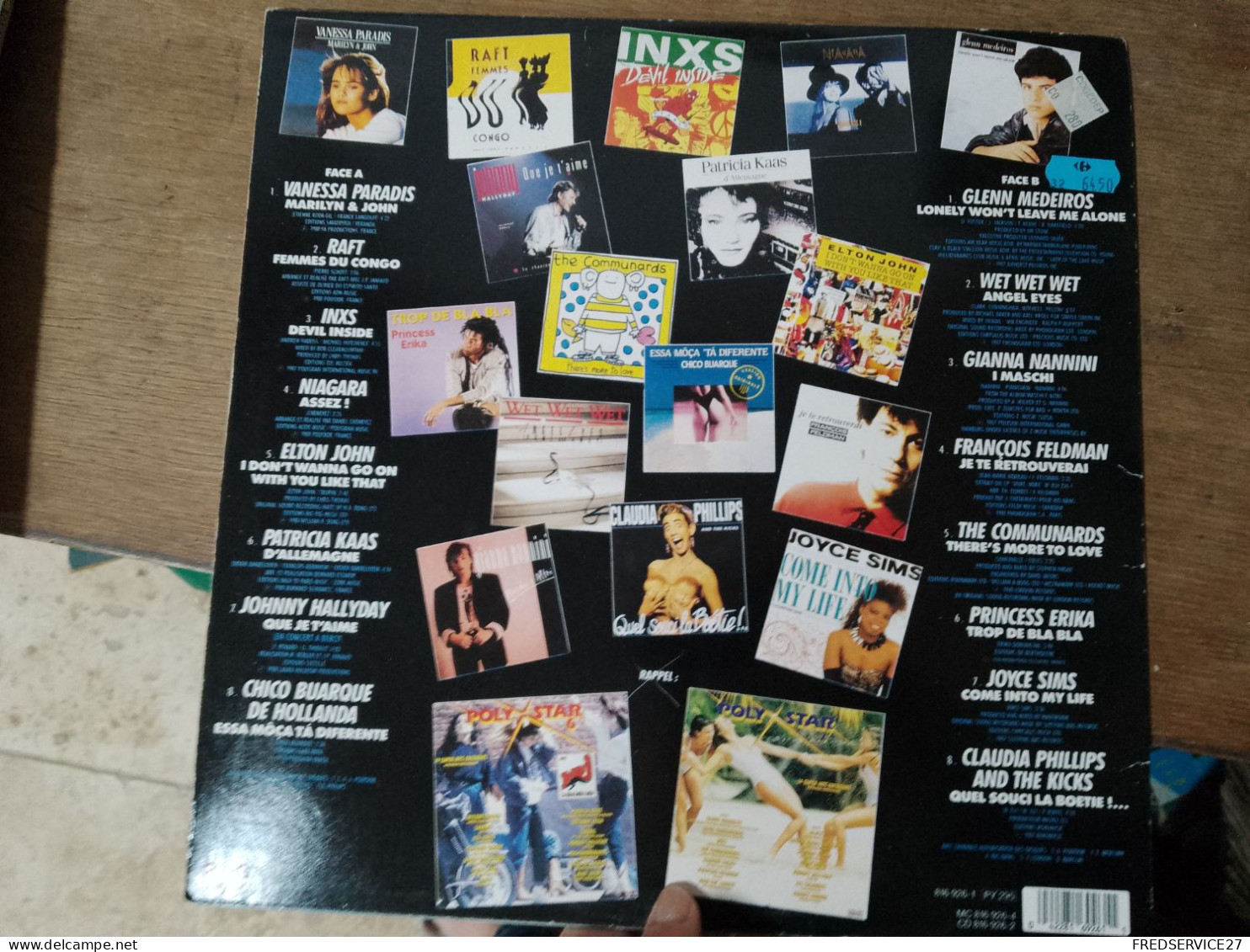 88 //   POLY STAR 8 / 16 SUPER HITS V.O. / VANESSA PARADIS / RAFT / INXS / NIAGARA..... - Compilations