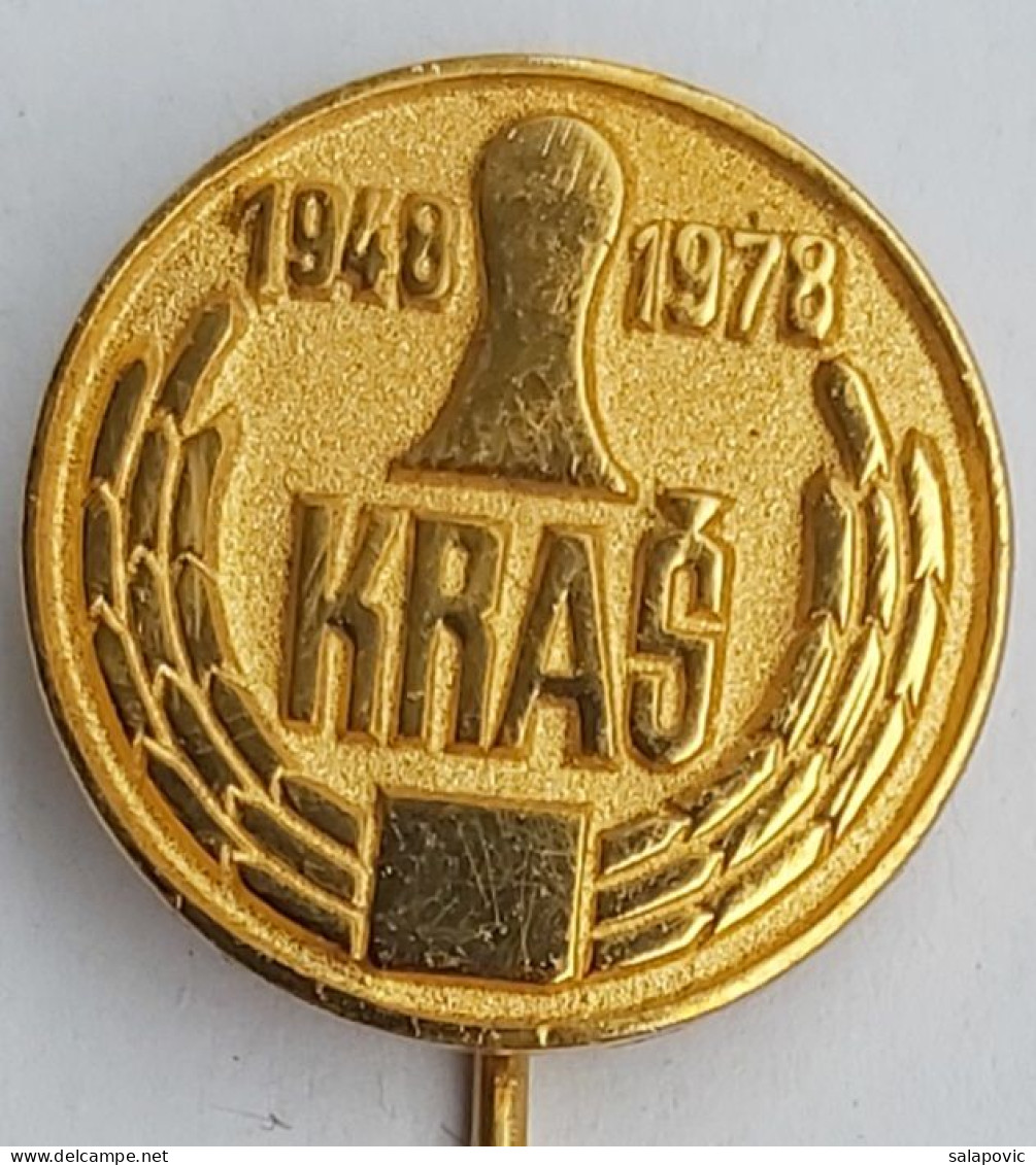 KK Kras Zagreb 1948 - 1978 , Croatia Bowling Club PIN A8/3 - Bowling