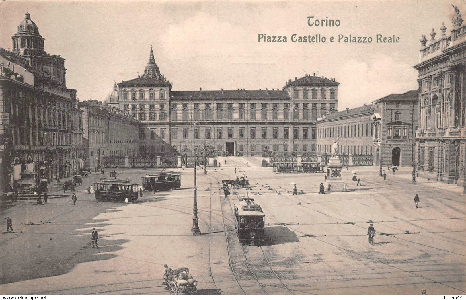 ITALIE - TORINO - TURIN - Lot De 4 Cartes - Corso Duca Di Genova - Piazza Castello E Palazzo Reale ....... - Collections & Lots