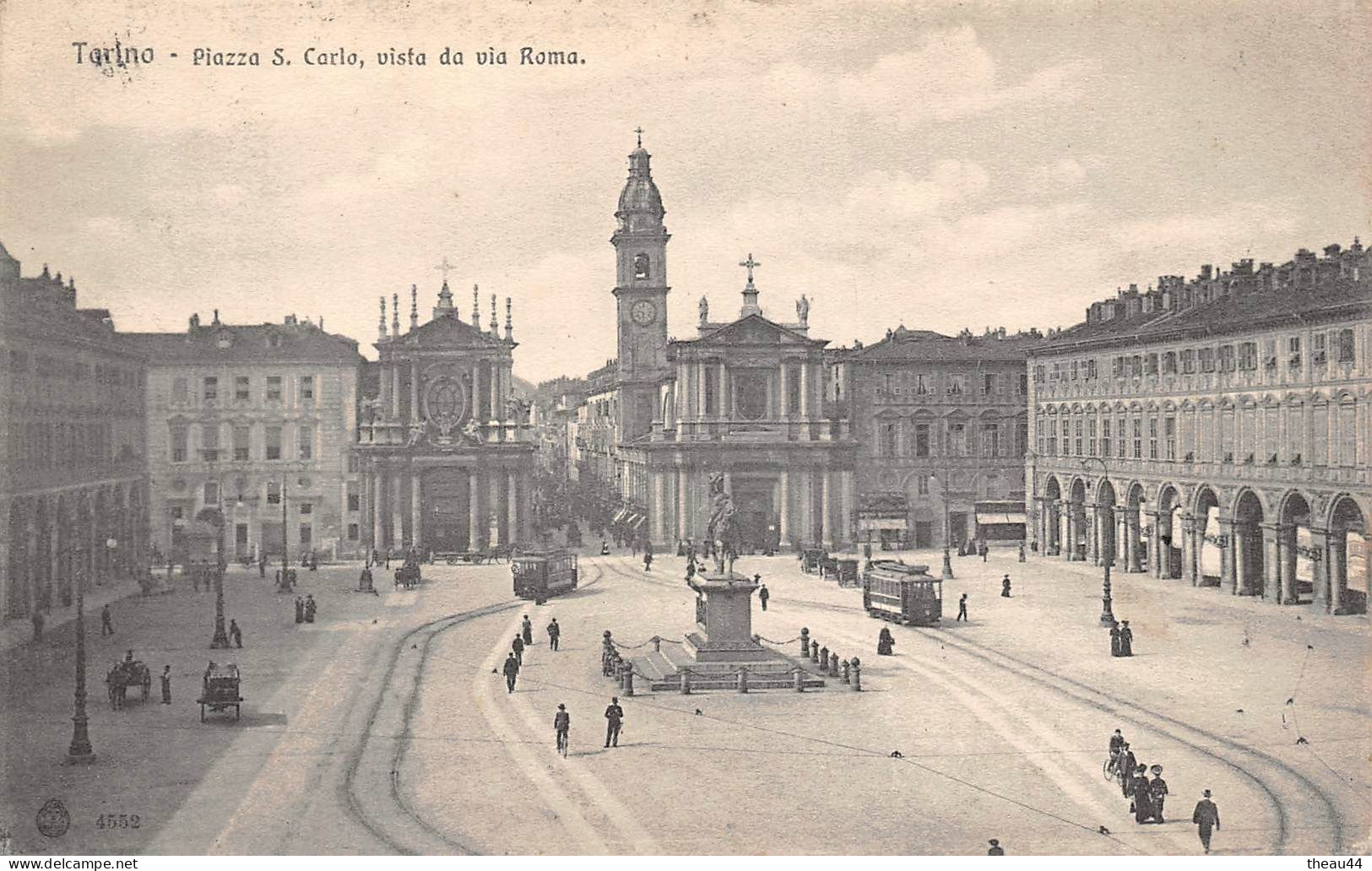 ITALIE - TORINO - TURIN - Lot De 4 Cartes - Corso Duca Di Genova - Piazza Castello E Palazzo Reale ....... - Collections & Lots