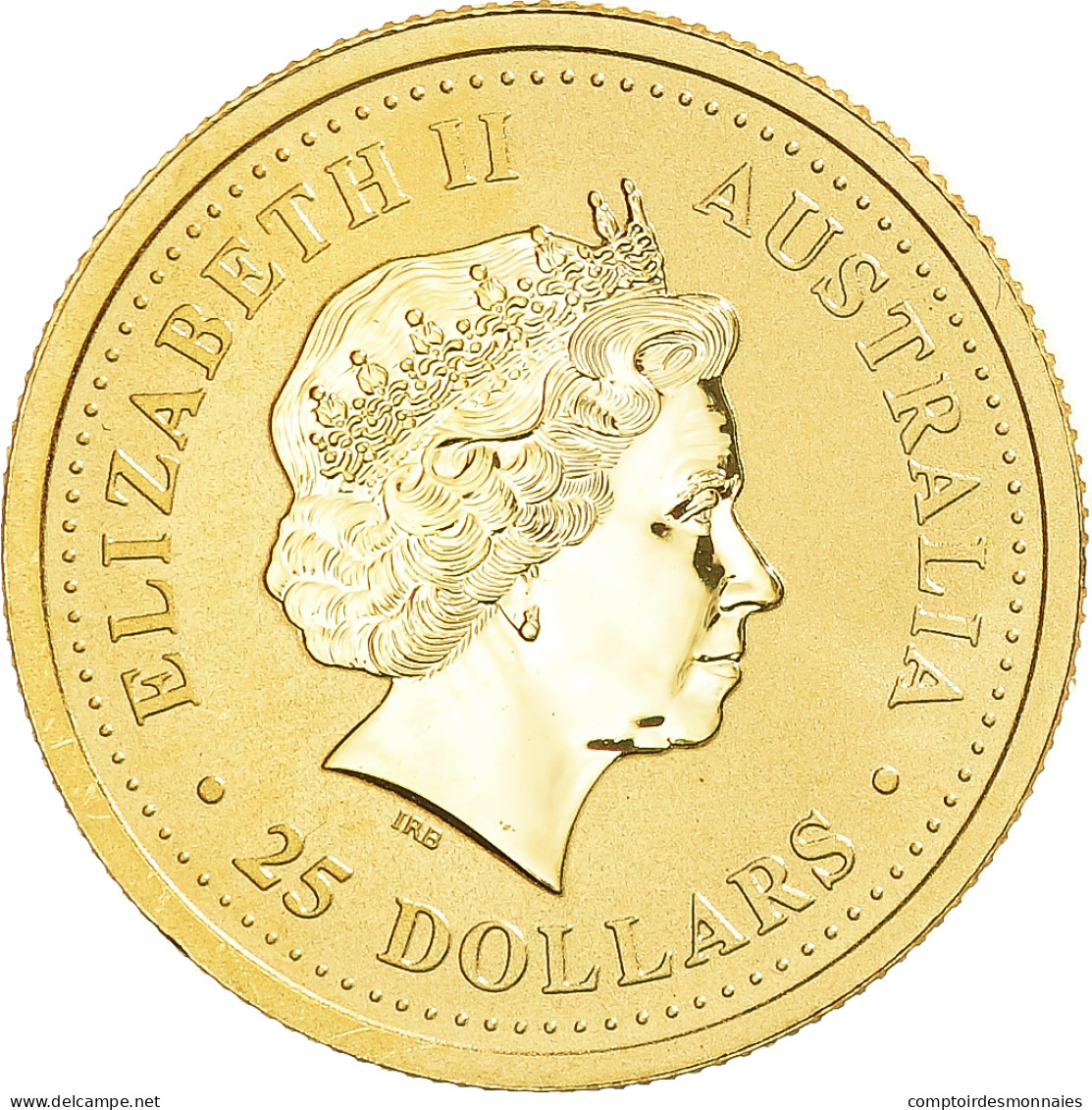 Monnaie, Australie, Elizabeth II, Australian Nugget, 25 Dollars, 2001, Perth - Mint Sets & Proof Sets