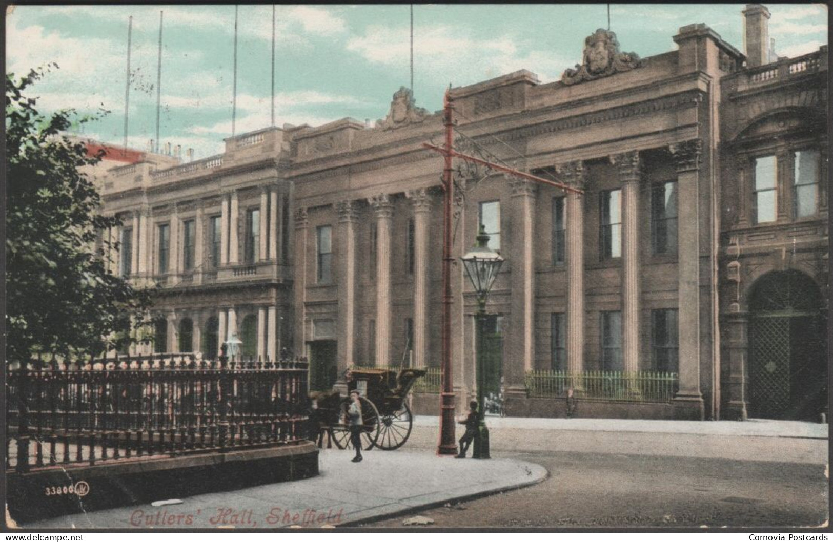 Cutlers' Hall, Sheffield, Yorkshire, 1907 - Valentine's Postcard - Sheffield