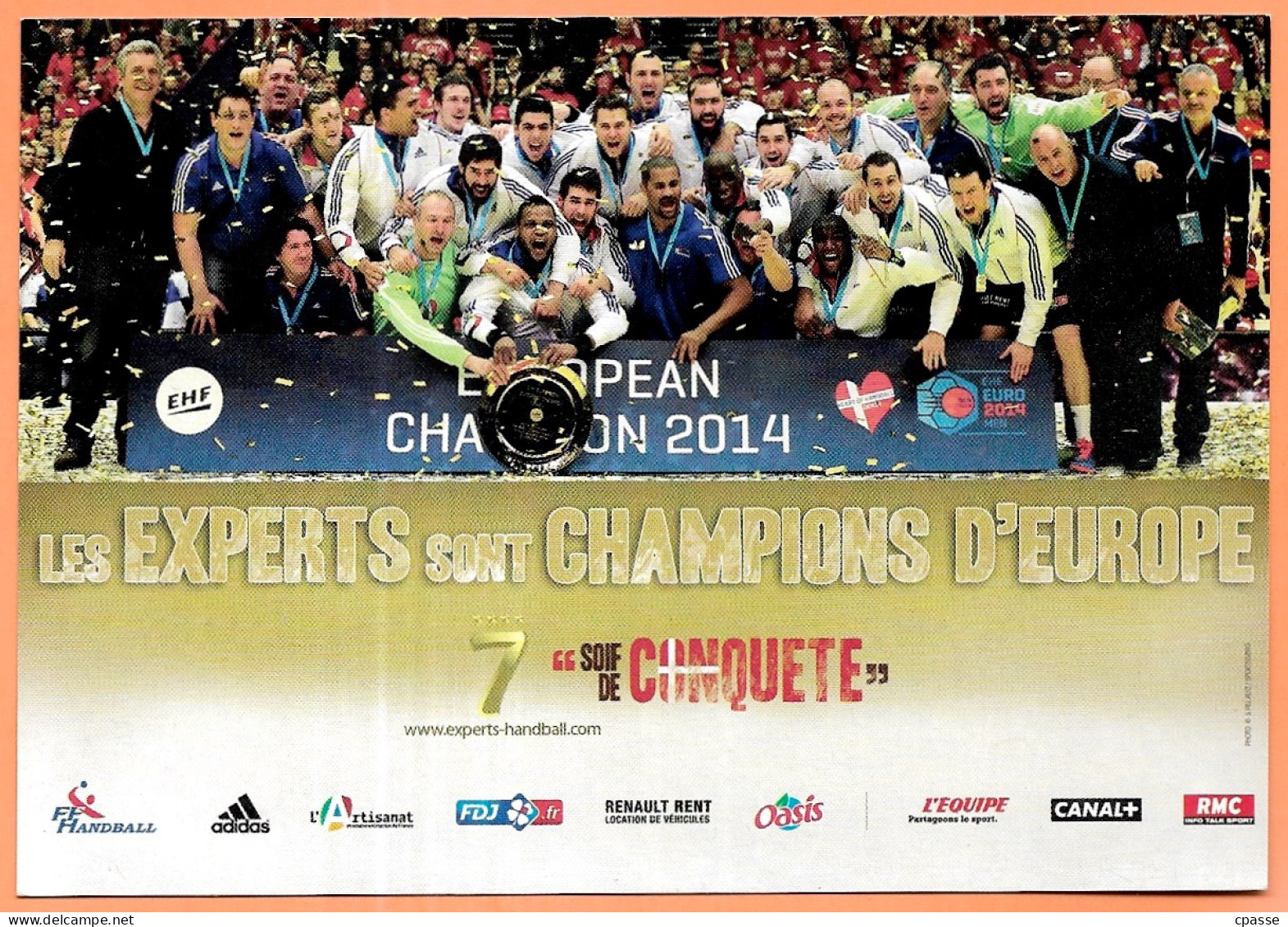 CPM Sports HANDBALL 2014 "Les Experts Sont Champions D'Europe" - Pallamano