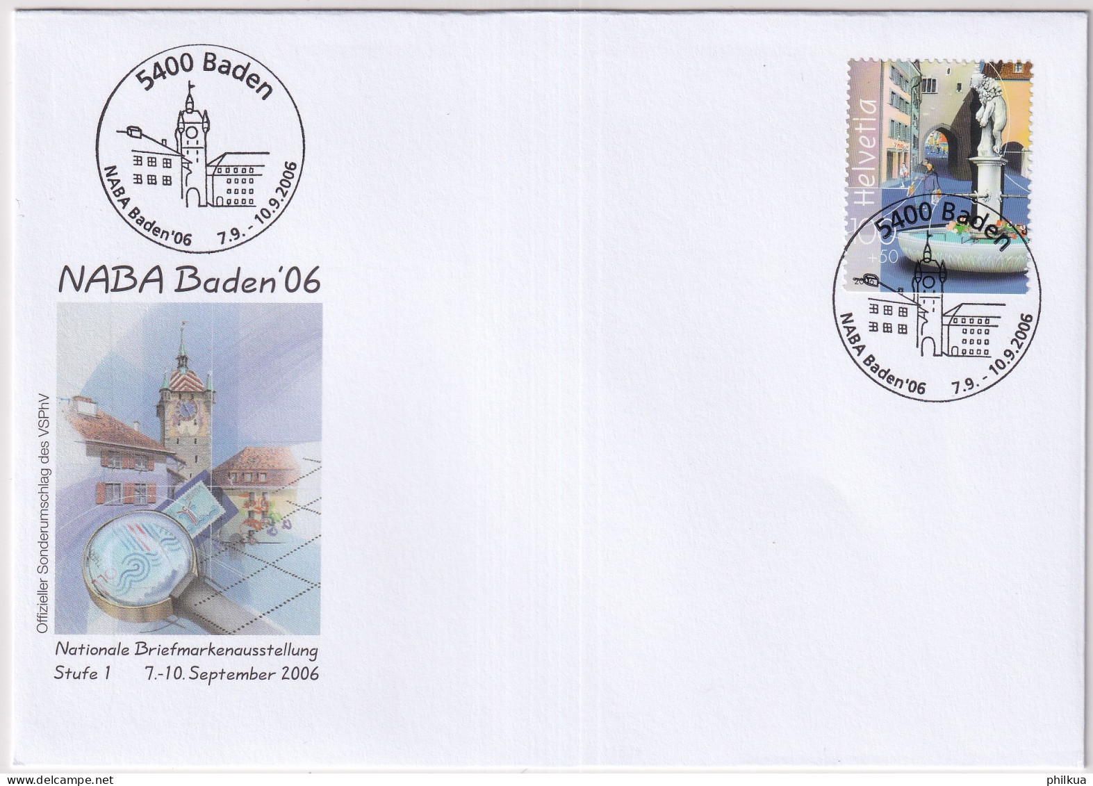 W95 / Michel 1979 Auf Illustriertem  Brief  Mit Sonderstempel NABA BADEN 2006 - Storia Postale