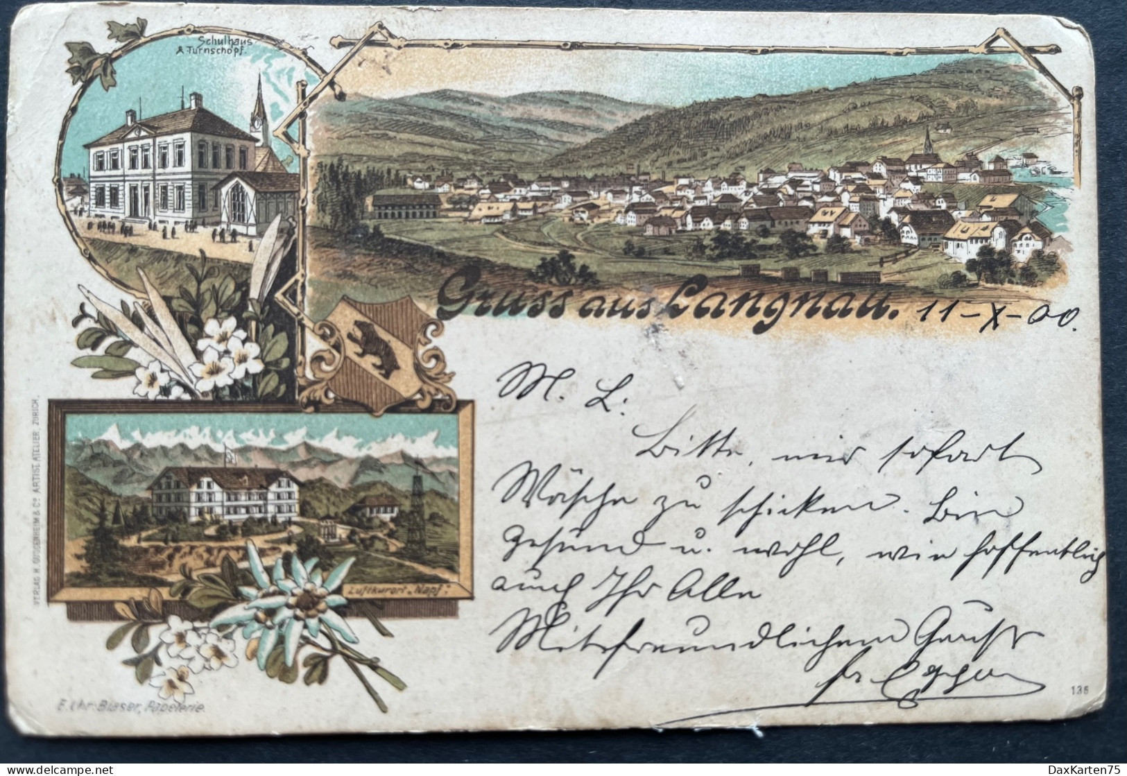 Gruss Aus Langnau BE/ 1900 - Langnau Im Emmental