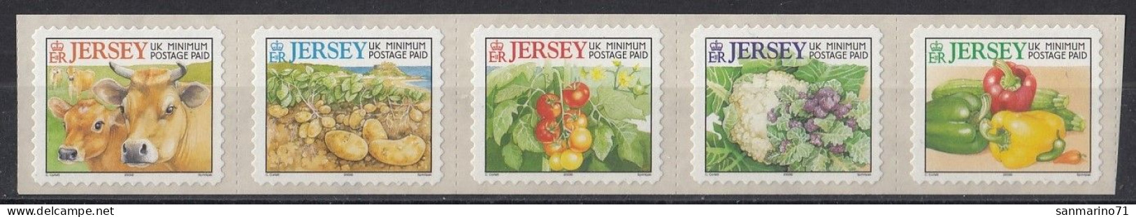 JERSEY 968-972,unused - Gemüse