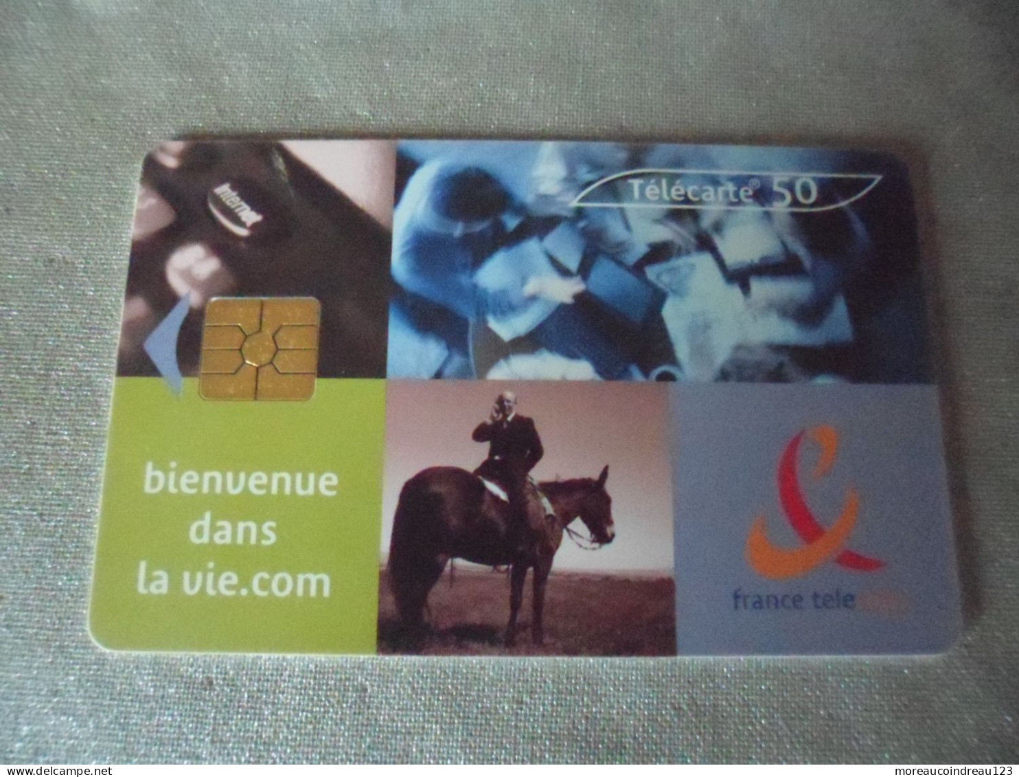 Télécarte France Télécom  Bienvenue Dans La Vie.Com - Telecom