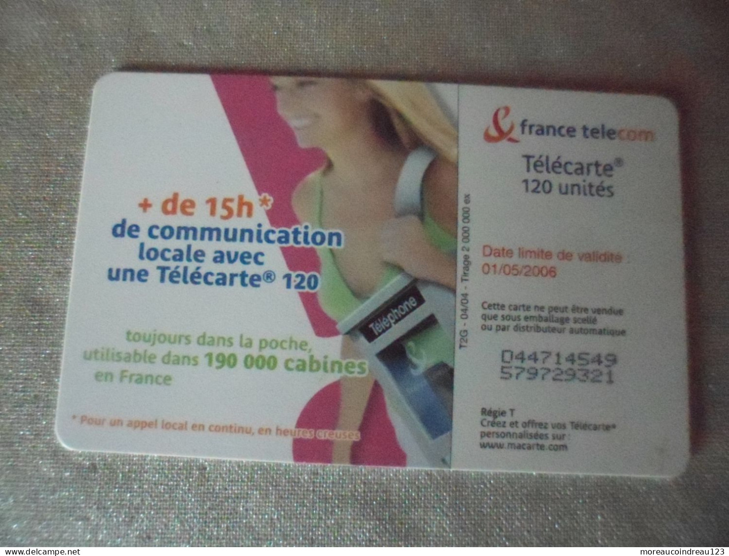 Télécarte France Télécom + De 15H De Communication - Operatori Telecom